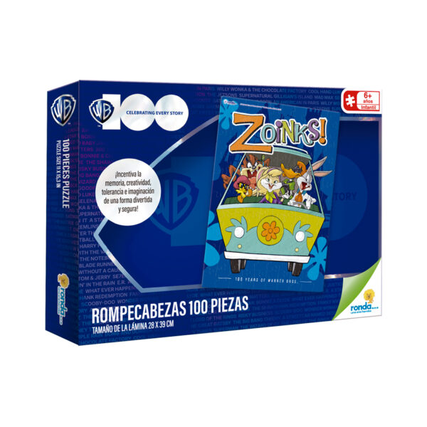Rompecabezas X 100 Piezas Warner 100