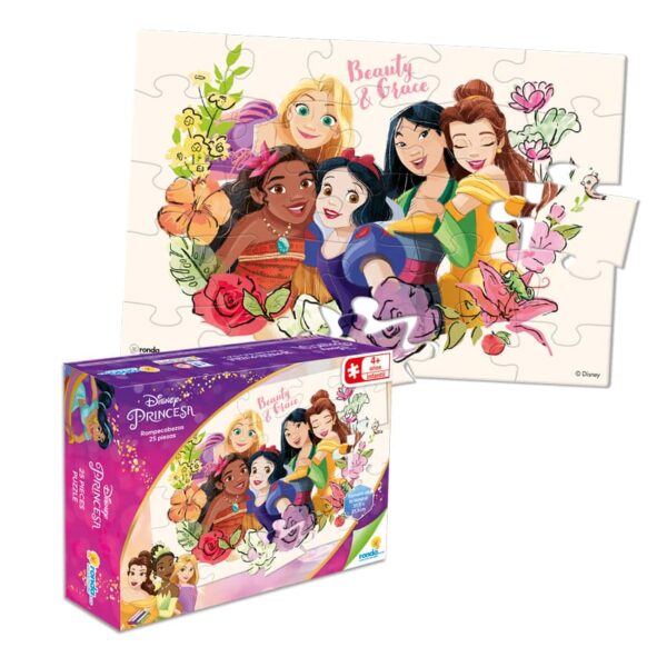 Rompecabezas X 25 Pzas Estandar Princesas