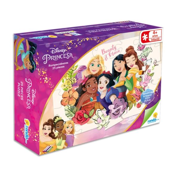 Rompecabezas X 25 Pzas Estandar Princesas - Imagen 4
